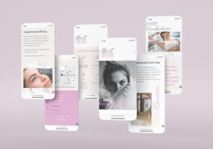 Mobile Ansicht der Webseite von Haut Couture
