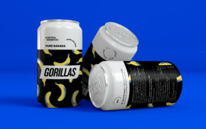 Packaging Design für eine Getränkedose für Gorillas